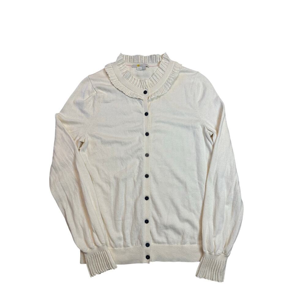 Boden Frill‎ Ruffle Cardigan US 8 (Medium/Large)
